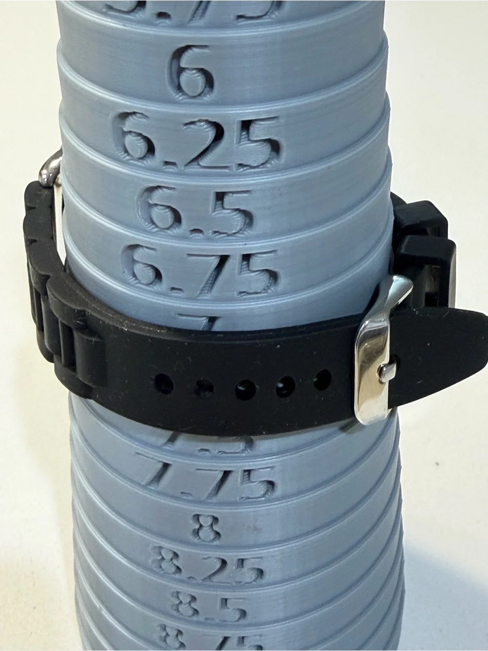 Gossip Quartz Watch 41mm White Dial Black Silicone Strap